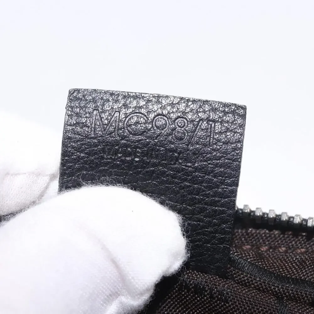 Celine Leather Classic Box Clutch Black